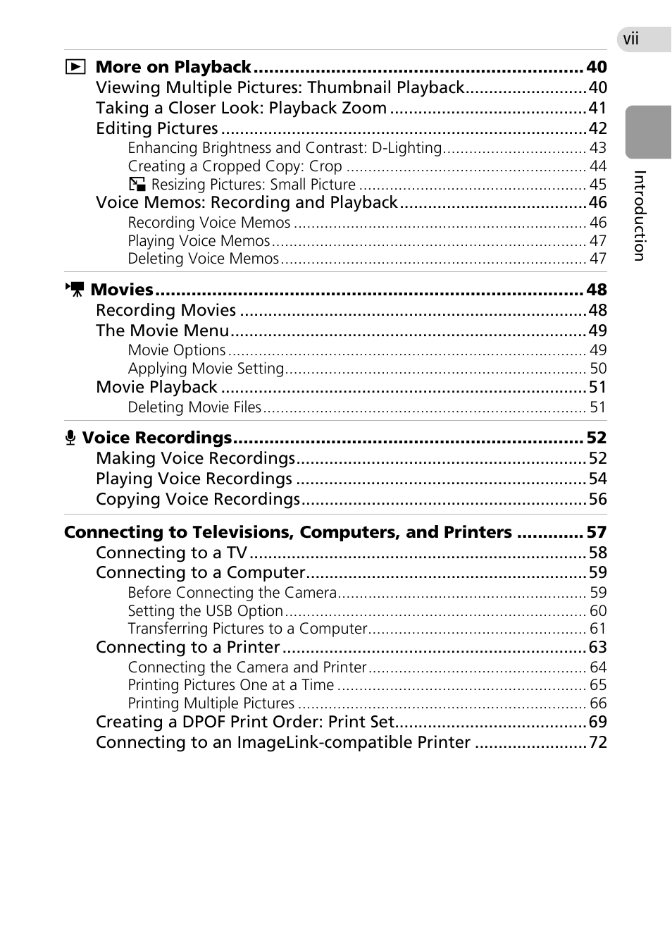 Nikon Coolpix L10 User Manual | Page 9 / 135