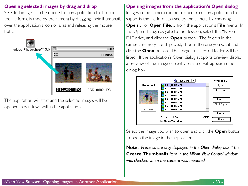 Nikon View DX User Manual | Page 33 / 38