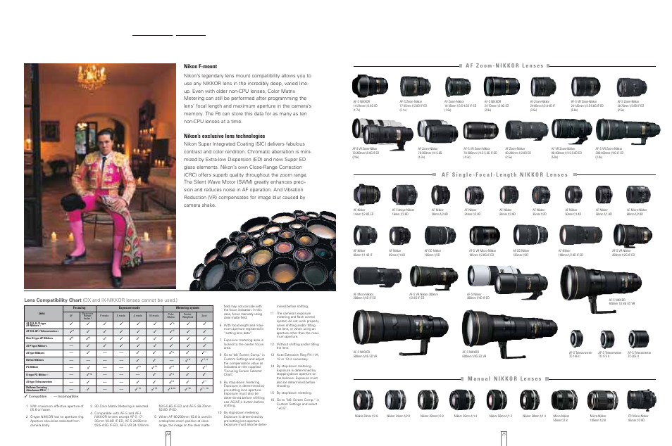 The optics, Nikon’s exclusive lens technologies | Nikon 8CE43600 User Manual | Page 8 / 10