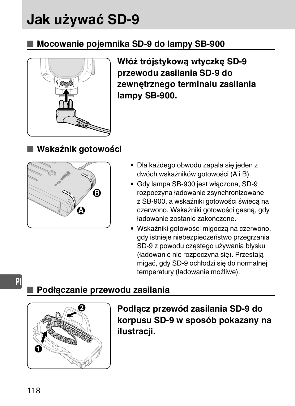Jak używać sd-9 | Nikon SD-9 User Manual | Page 119 / 155