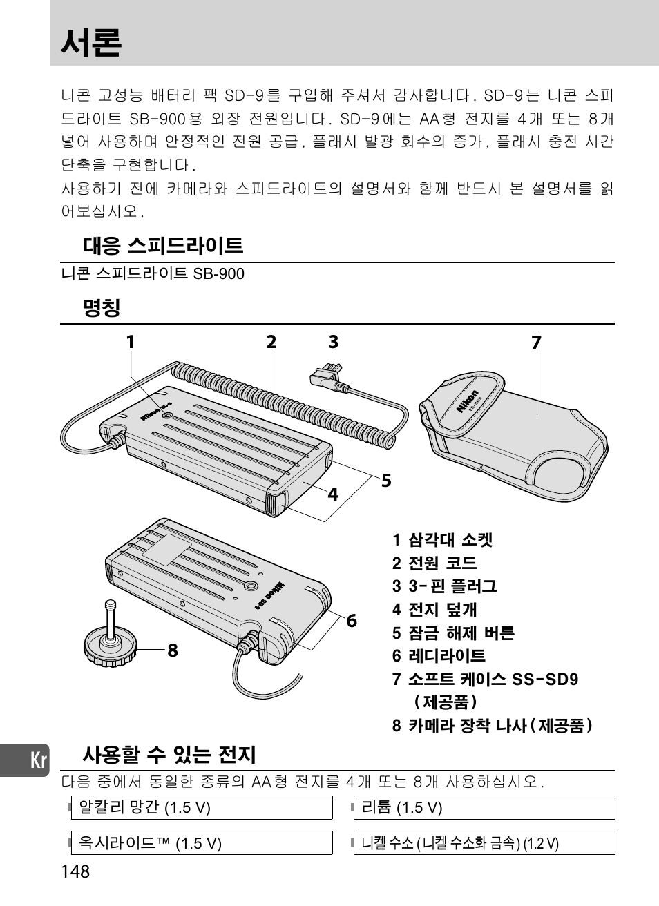 Nikon SD-9 User Manual | Page 149 / 155