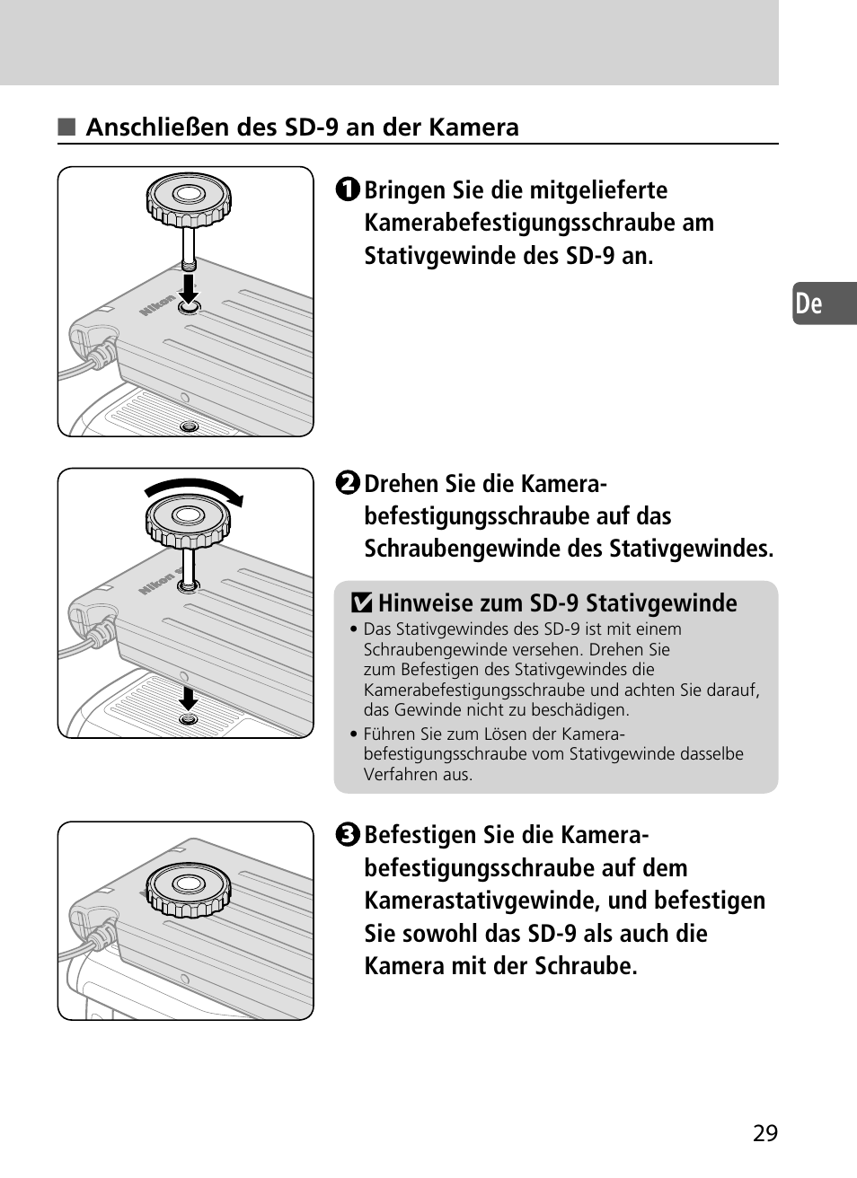 Nikon SD-9 User Manual | Page 30 / 155