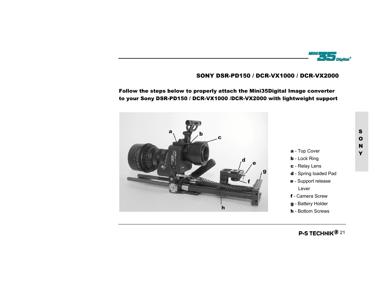 Sony dsr-pd150 / dcr-vx1000 / dcr-vx2000 | Nikon Image Converter User Manual | Page 21 / 46