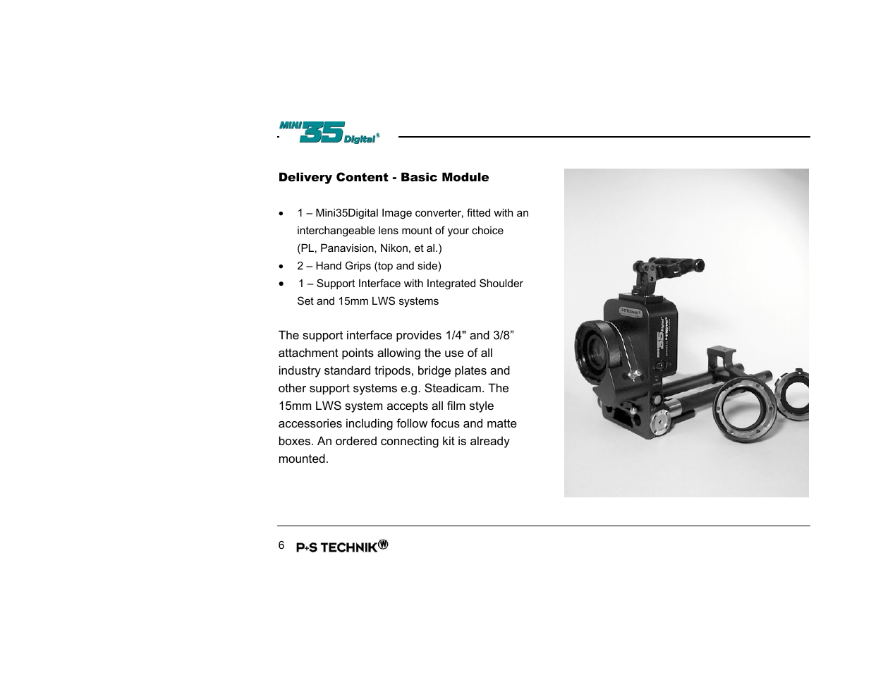Delivery content - basic module | Nikon Image Converter User Manual | Page 6 / 46