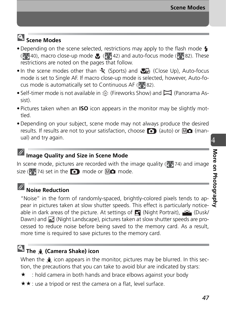 Nikon Coolpix SQ User Manual | Page 47 / 116