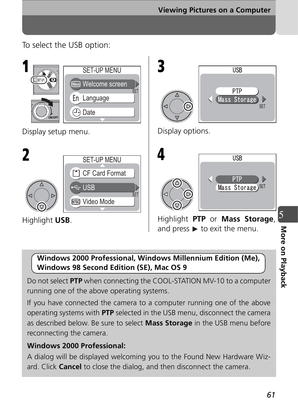 Nikon Coolpix SQ User Manual | Page 61 / 116