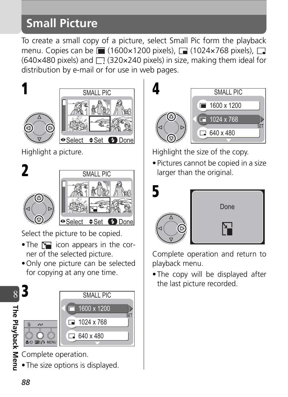 Small picture | Nikon Coolpix SQ User Manual | Page 88 / 116