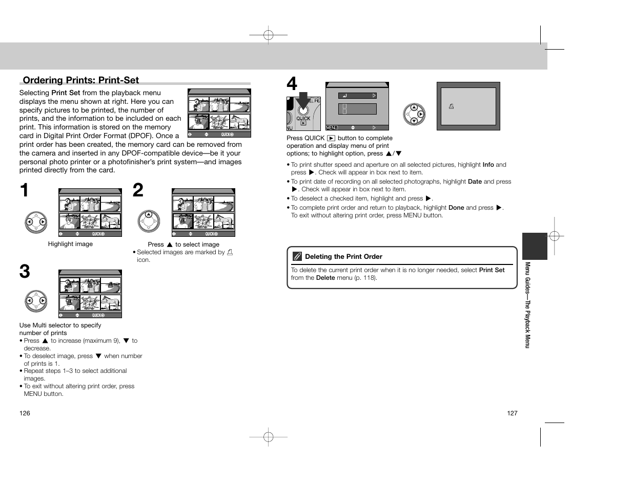 Ordering prints: print-set | Nikon Coolpix 4300 User Manual | Page 64 / 77