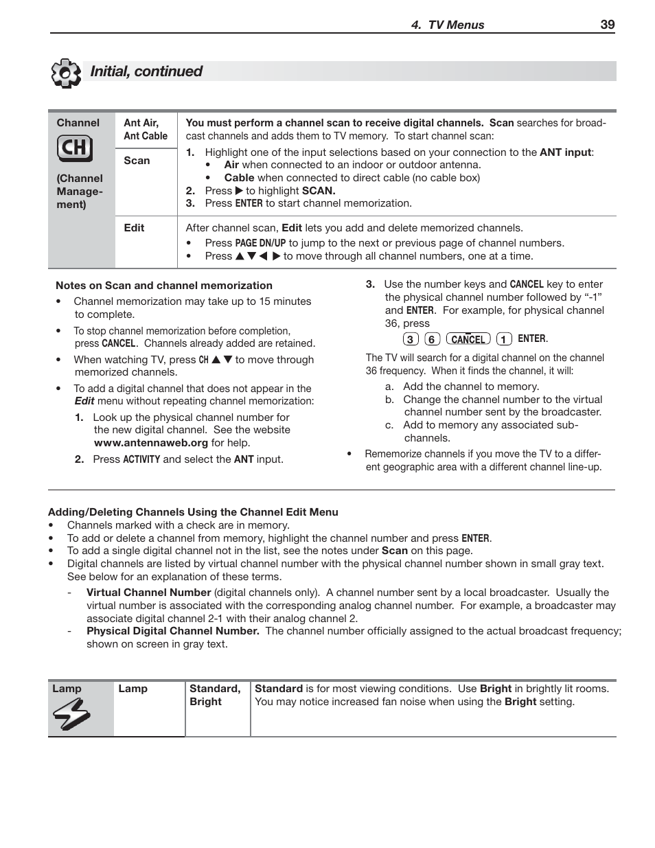 Initial, continued | Nikon DLP 837 Series User Manual | Page 39 / 86