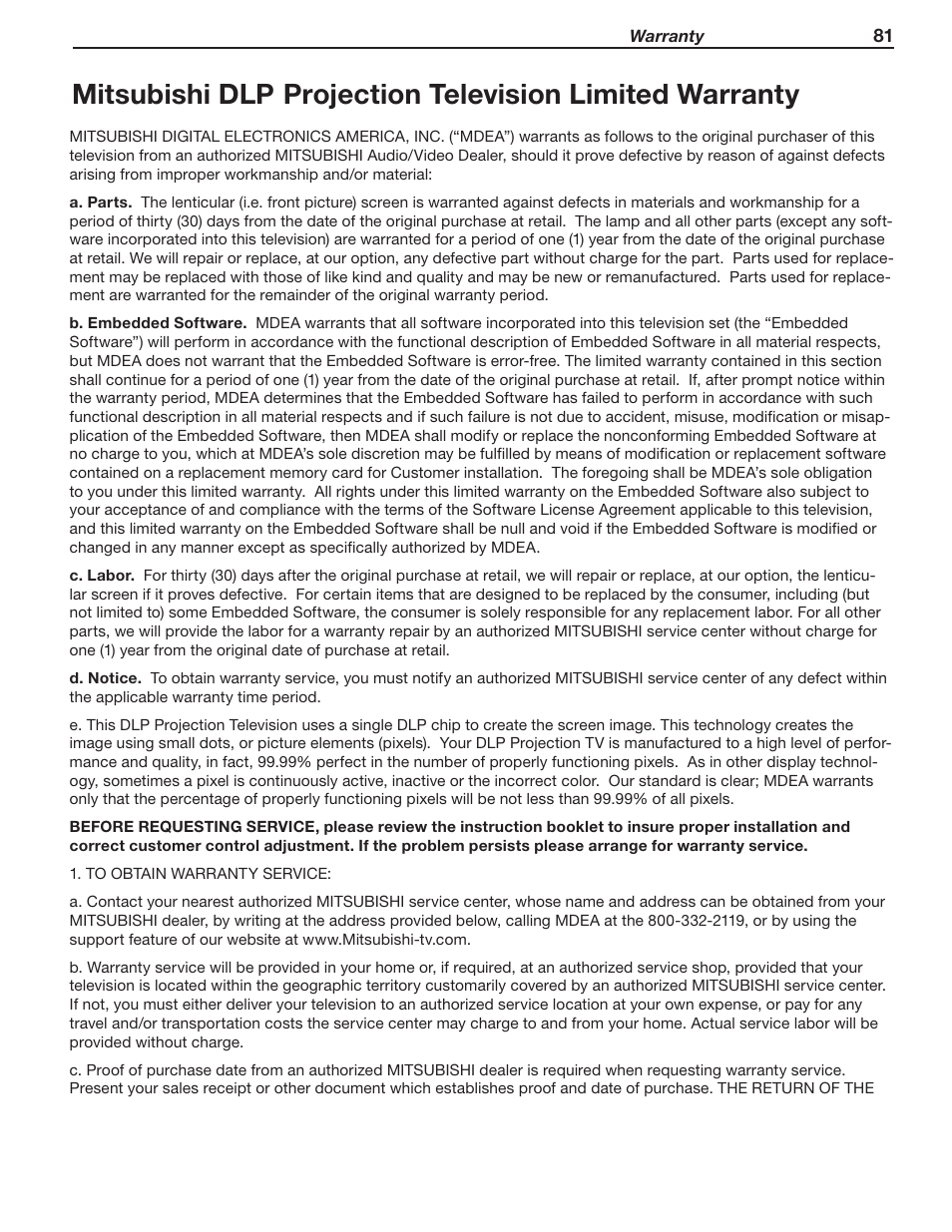 Nikon DLP 837 Series User Manual | Page 81 / 86