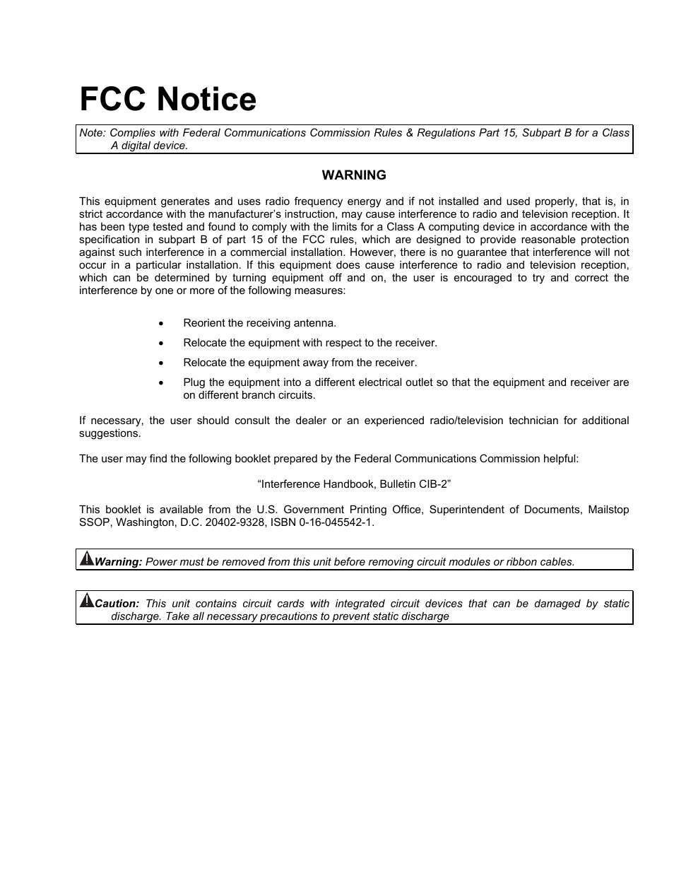 Fcc notice | Nikon XX152-02-00 User Manual | Page 3 / 36