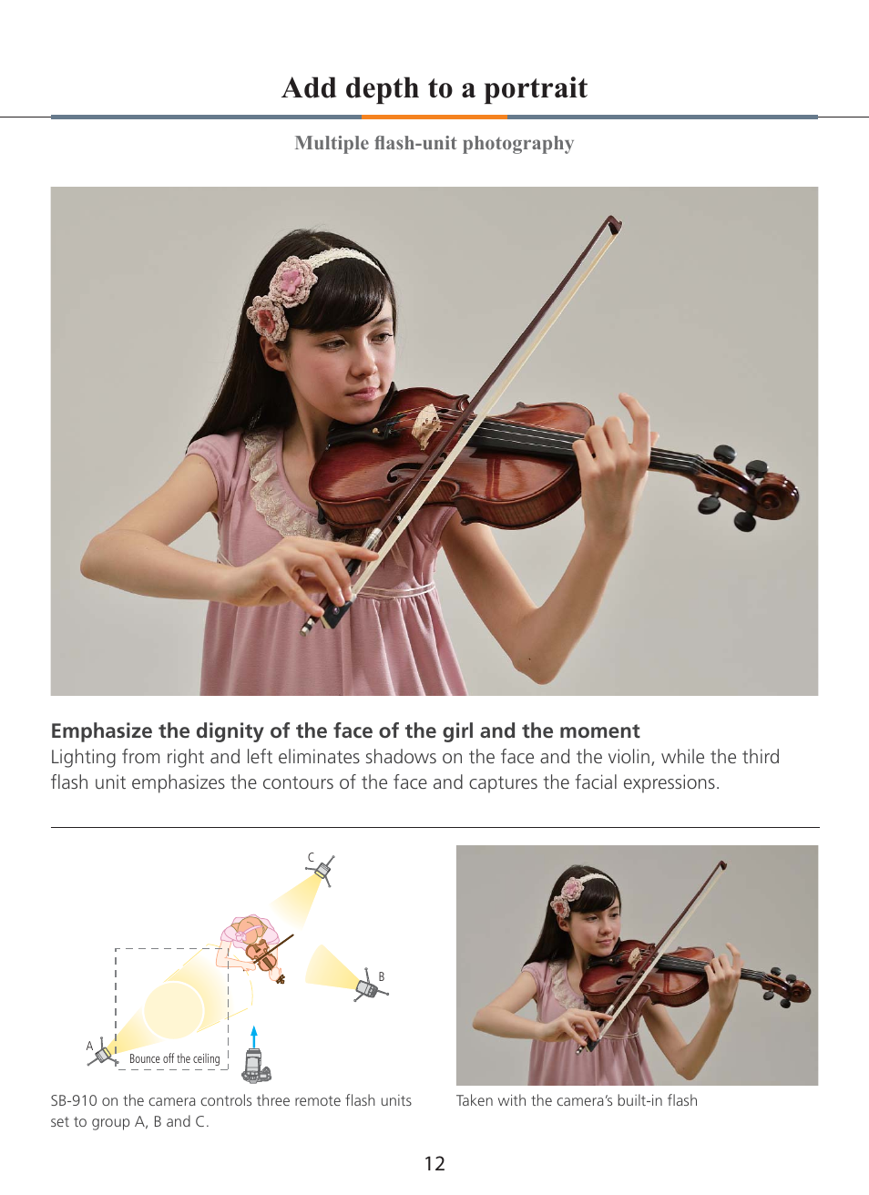 Add depth to a portrait | Nikon SB-910 User Manual | Page 12 / 20