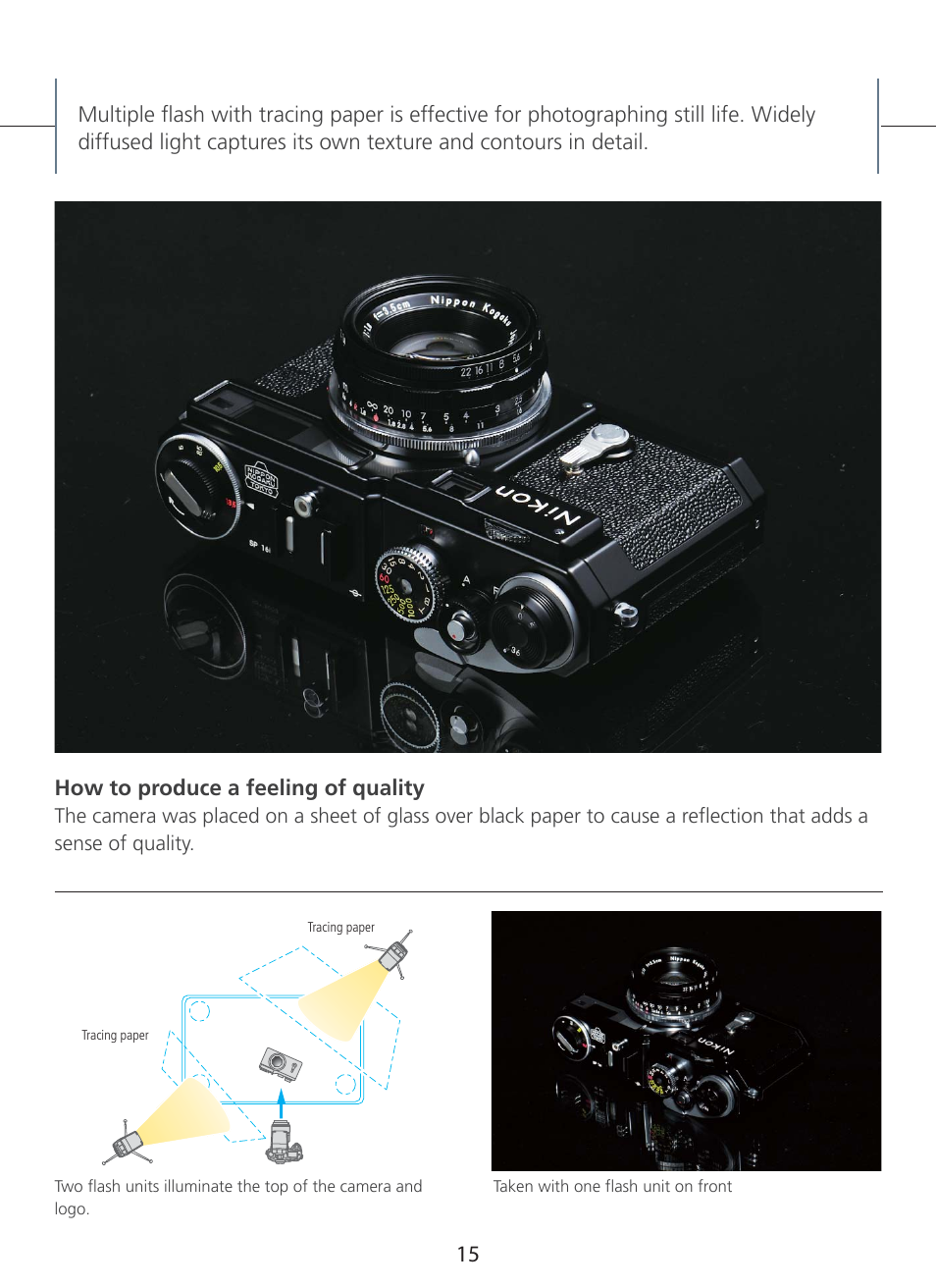 How to produce a feeling of quality | Nikon SB-910 User Manual | Page 15 / 20