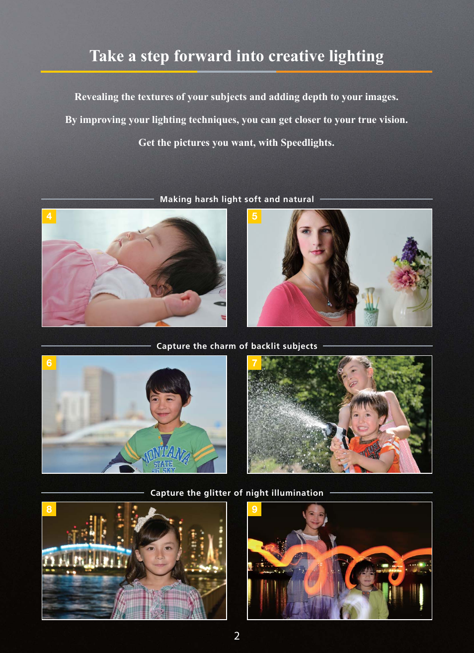 Take a step forward into creative lighting | Nikon SB-910 User Manual | Page 2 / 20