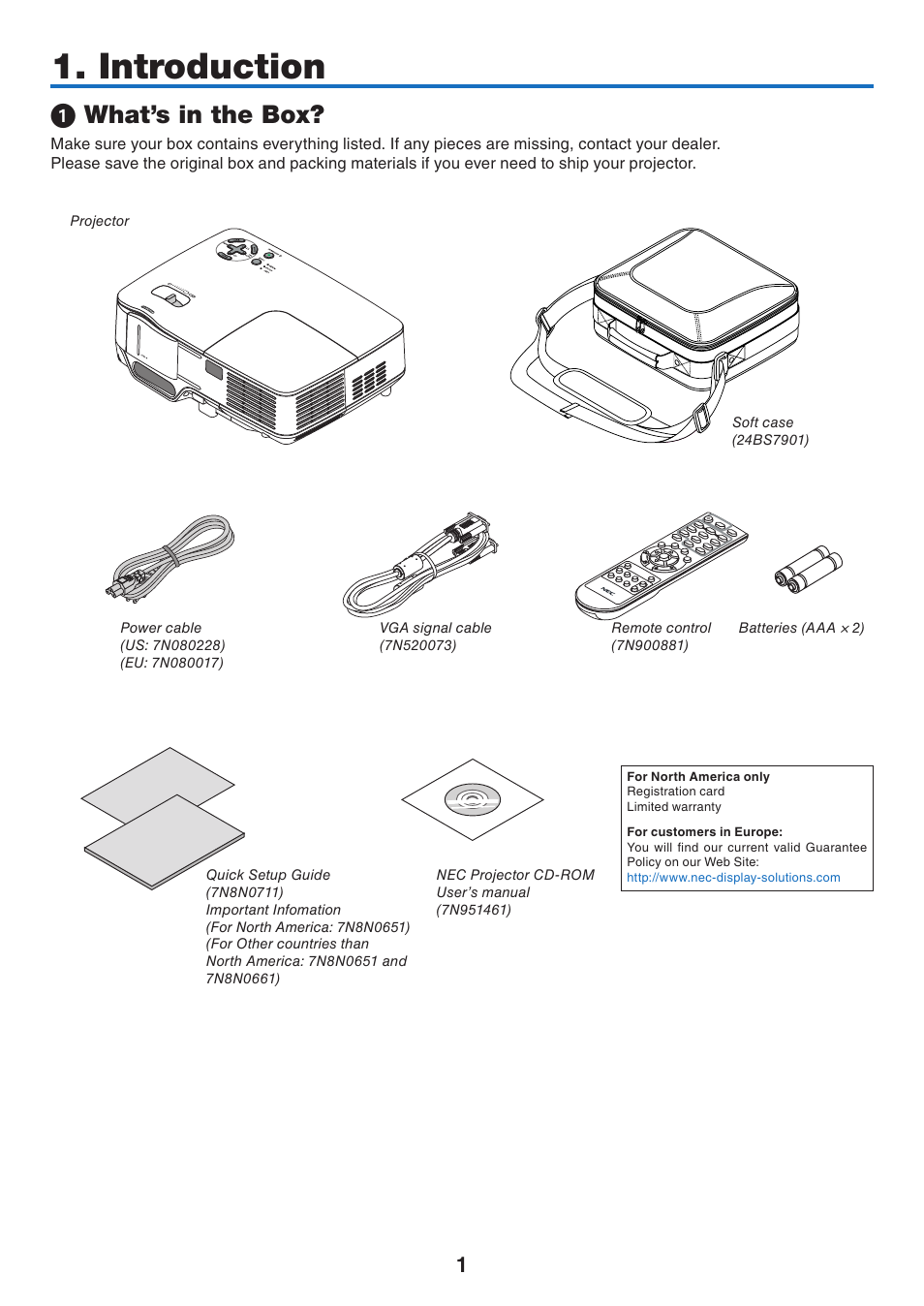 Introduction, 1) what’s in the box, What’s in the box | Nikon NP64 User Manual | Page 10 / 107
