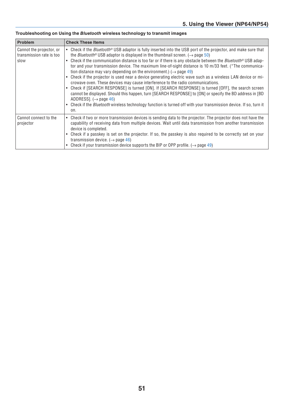 Using the viewer (np64/np54) | Nikon NP64 User Manual | Page 60 / 107