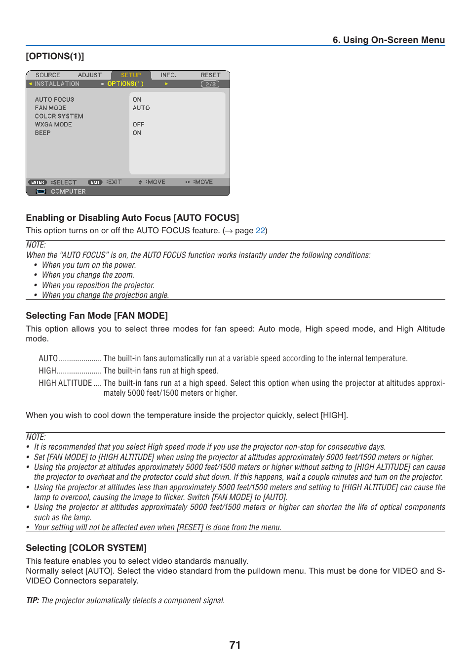 Options(1) | Nikon NP64 User Manual | Page 80 / 107