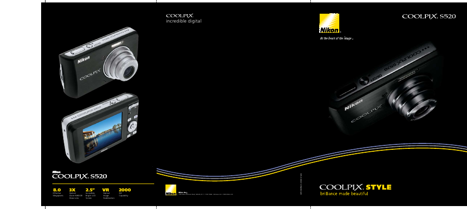 Nikon Coolpix S520 User Manual | 2 pages