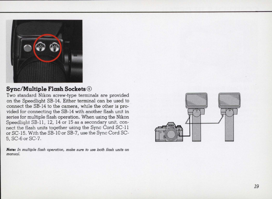 Sensor unit su-2 | Nikon SB 14 User Manual | Page 19 / 38