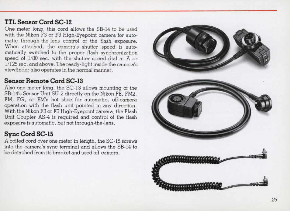 Nikon SB 14 User Manual | Page 23 / 38