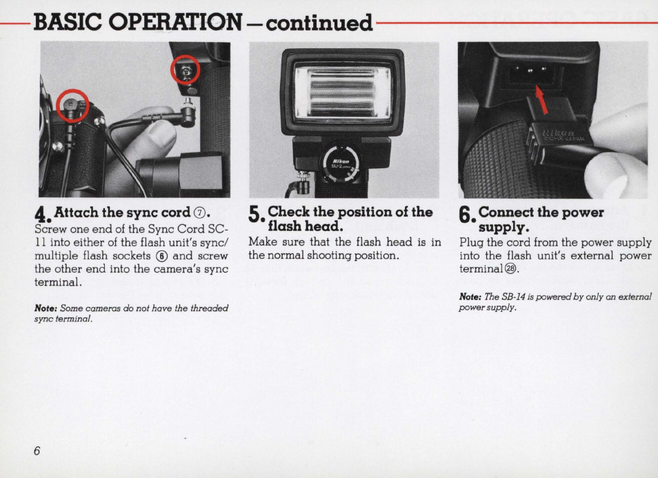 Foreword | Nikon SB 14 User Manual | Page 6 / 38