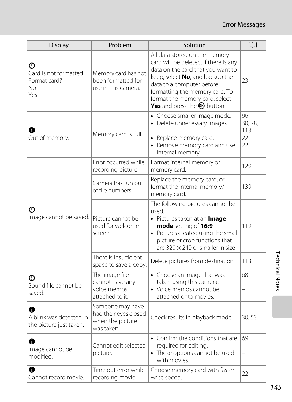 Nikon Coolpix S640 User Manual | Page 157 / 176