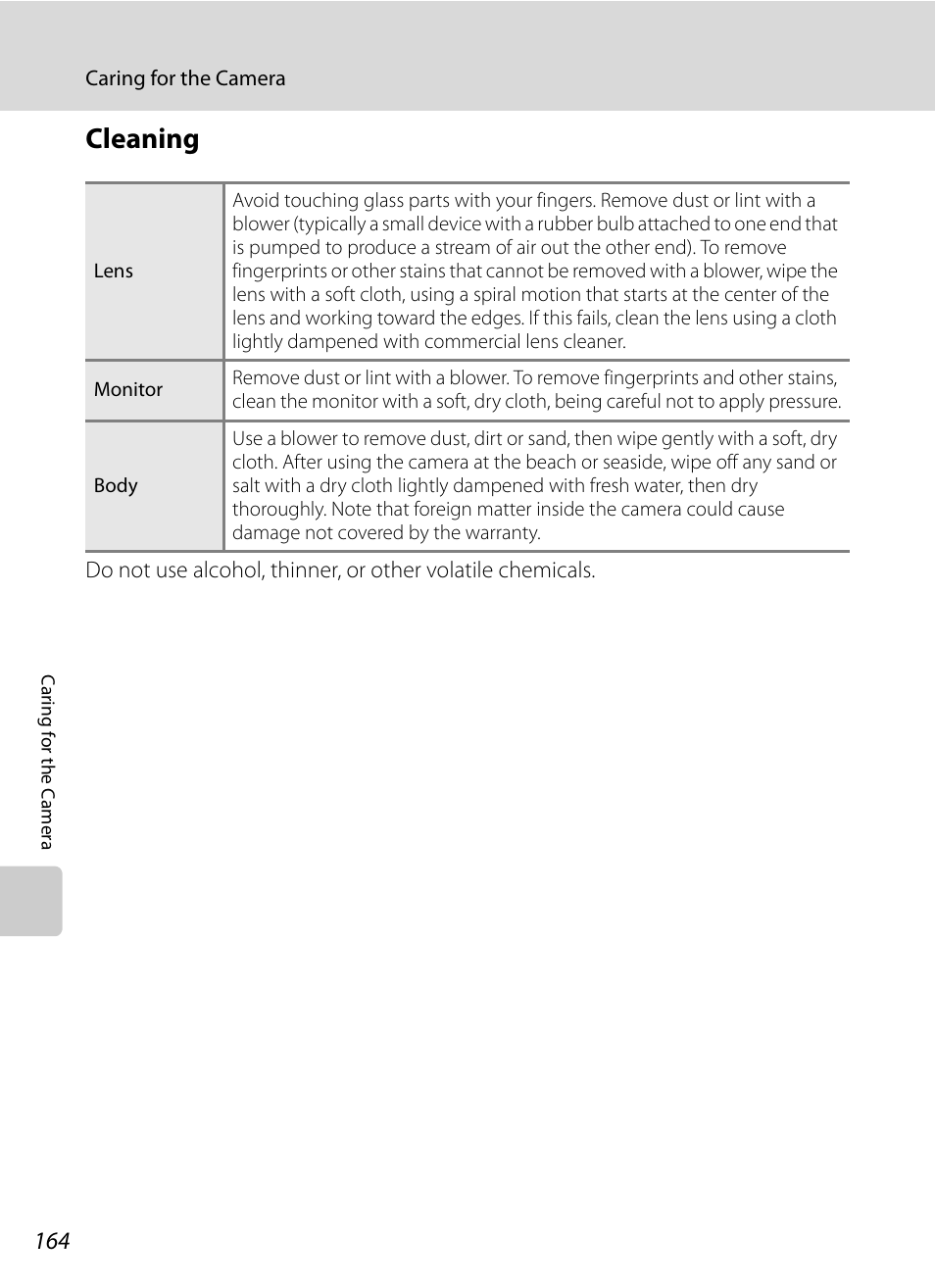 Cleaning | Nikon Coolpix P300 User Manual | Page 176 / 200