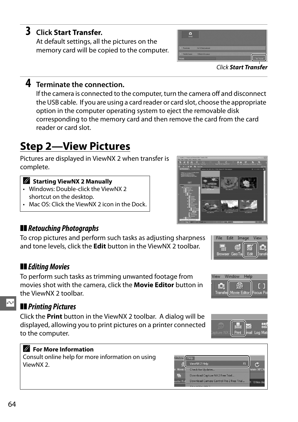 Step 2—view pictures | Nikon D5100 User Manual | Page 72 / 92