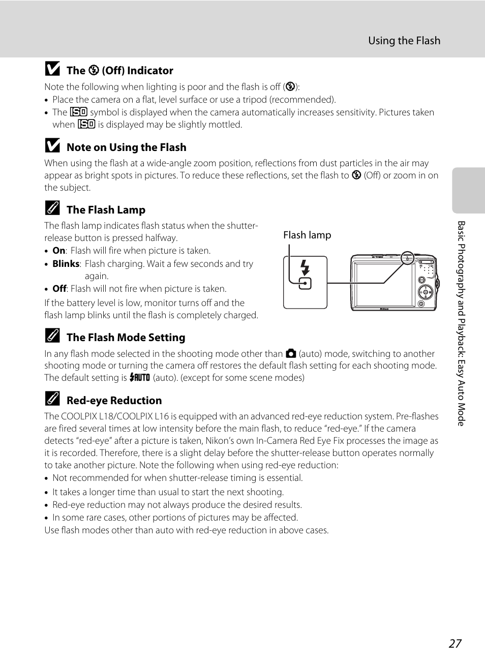 Nikon collpix L16 User Manual | Page 39 / 124