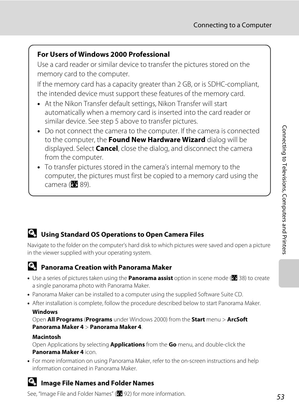 A 53) | Nikon collpix L16 User Manual | Page 65 / 124