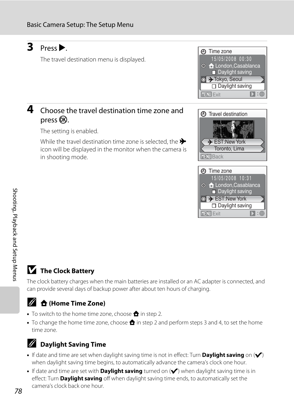 Press k | Nikon collpix L16 User Manual | Page 90 / 124