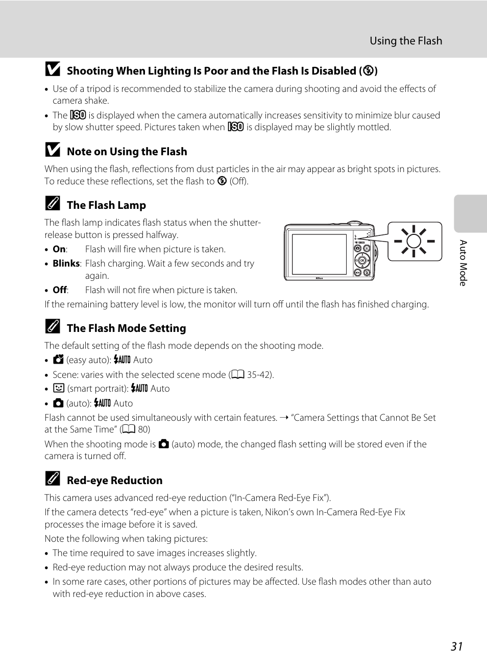 A 31 | Nikon COLLPIX L22 User Manual | Page 43 / 148