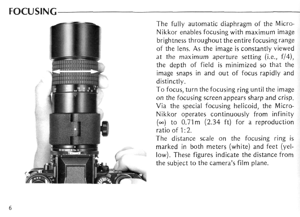 Foreword | Nikon Micro-Nikkor 200mm f/4 IF User Manual | Page 6 / 27