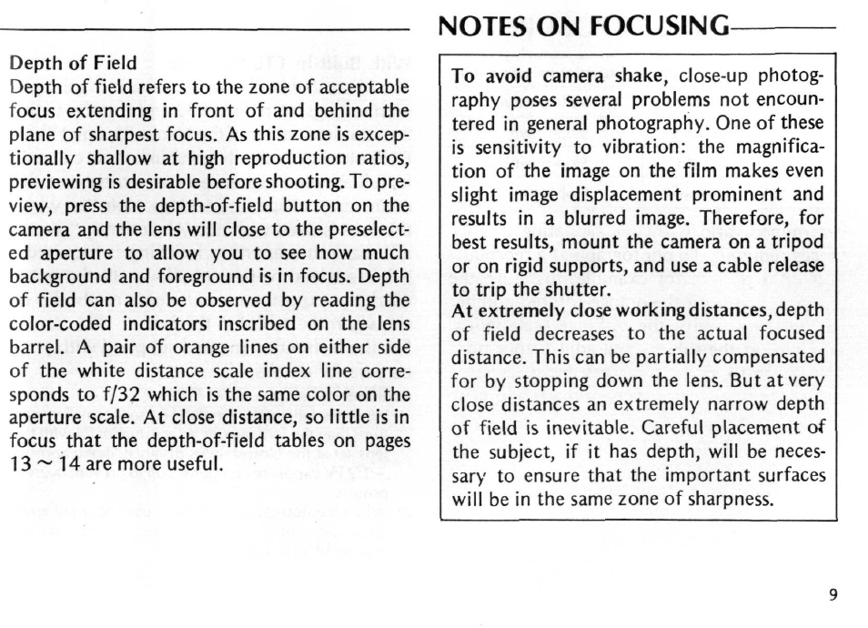 Nikon Micro-Nikkor 200mm f/4 IF User Manual | Page 9 / 27