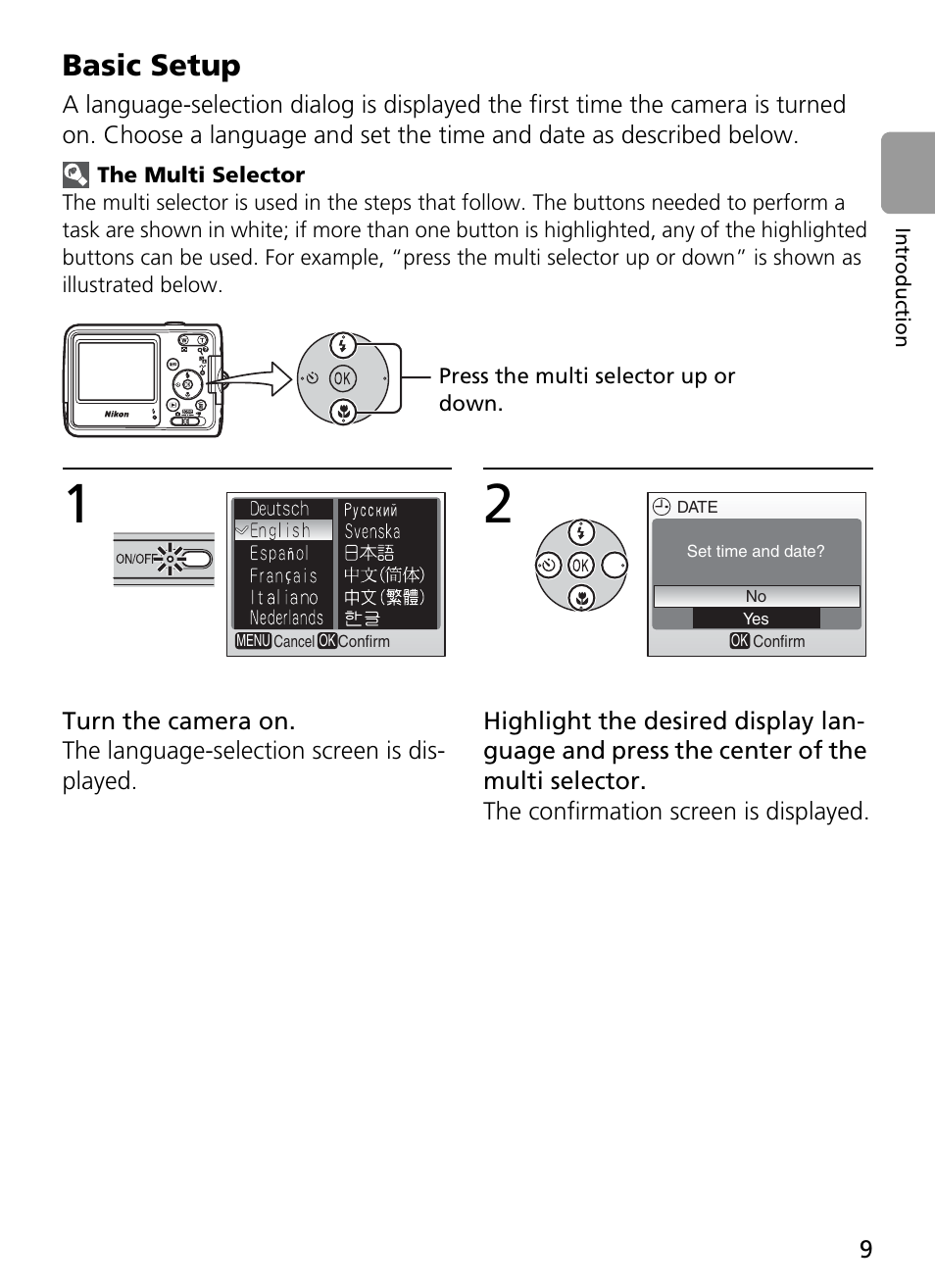 Basic setup | Nikon Coolpix L4 User Manual | Page 21 / 112