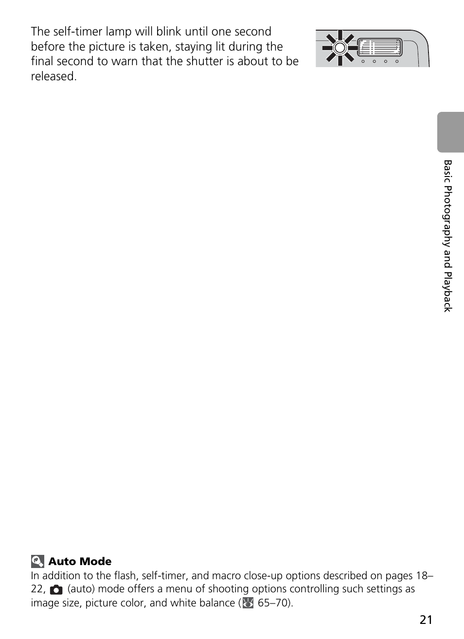 Auto mode | Nikon Coolpix L4 User Manual | Page 33 / 112