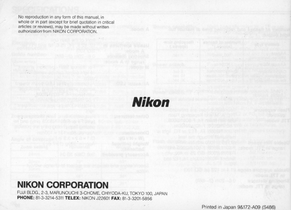 Manual fill-flash, Ffllllll')), Manual fill-flash -76 | Nikon Autofocus Speedlight SB-24 User Manual | Page 100 / 157