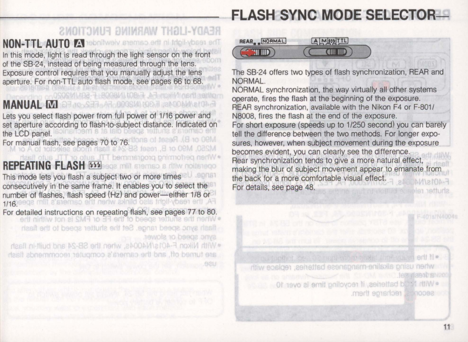 Nikon Autofocus Speedlight SB-24 User Manual | Page 11 / 157
