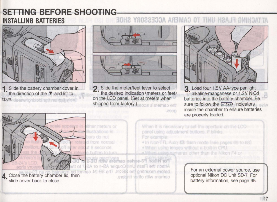 Flash sync mode selector | Nikon Autofocus Speedlight SB-24 User Manual | Page 17 / 157