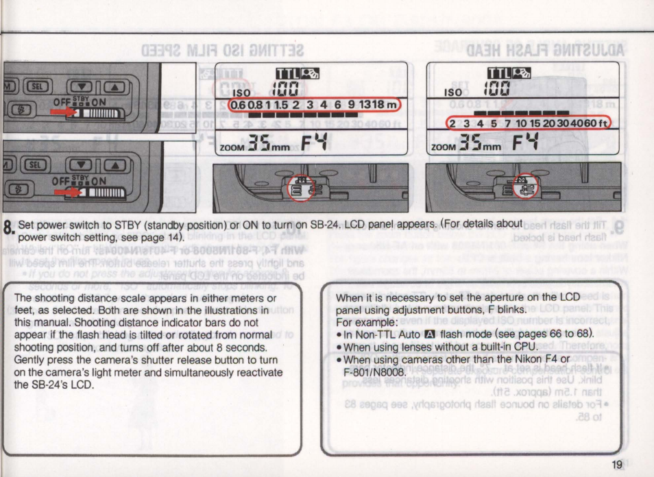 Ready-light warning functions, Ready-light warning functions -13 | Nikon Autofocus Speedlight SB-24 User Manual | Page 19 / 157