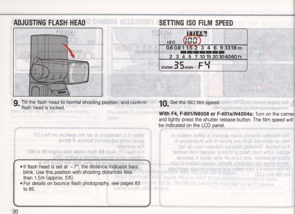 After shooting | Nikon Autofocus Speedlight SB-24 User Manual | Page 20 / 157