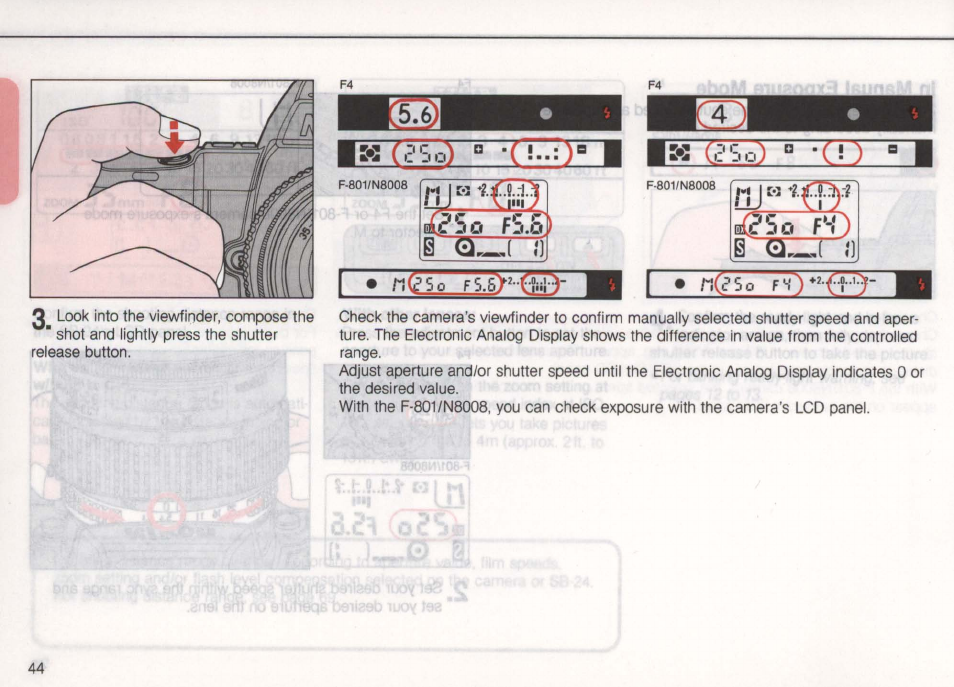 Center-weighted fill-flash | Nikon Autofocus Speedlight SB-24 User Manual | Page 44 / 157