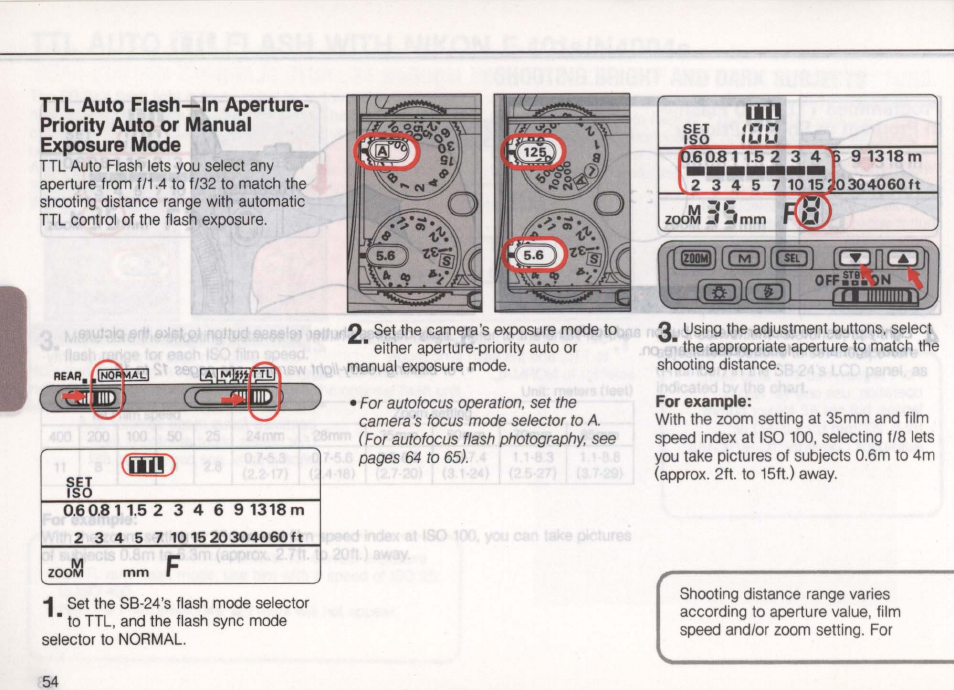 Nikon Autofocus Speedlight SB-24 User Manual | Page 54 / 157