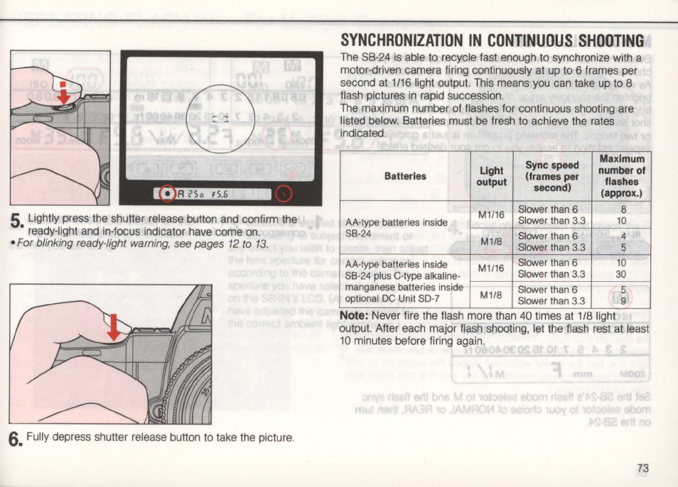 Nikon Autofocus Speedlight SB-24 User Manual | Page 73 / 157