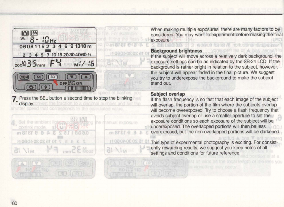 Nikon Autofocus Speedlight SB-24 User Manual | Page 80 / 157