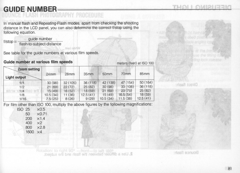 Ttl auto flash, Ttl auto flash -61 | Nikon Autofocus Speedlight SB-24 User Manual | Page 81 / 157