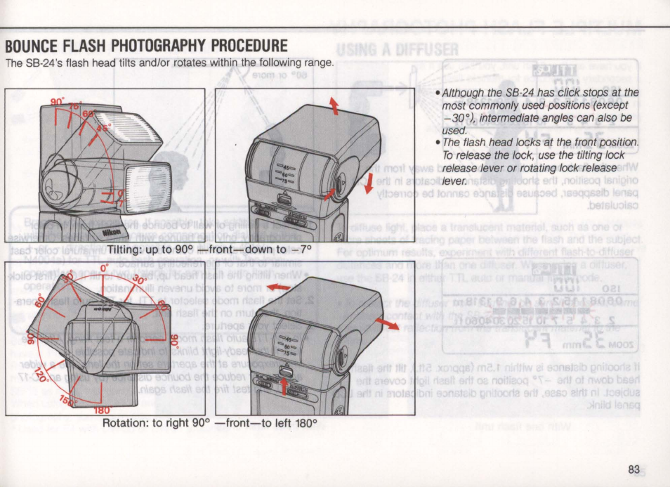 Nikon Autofocus Speedlight SB-24 User Manual | Page 83 / 157