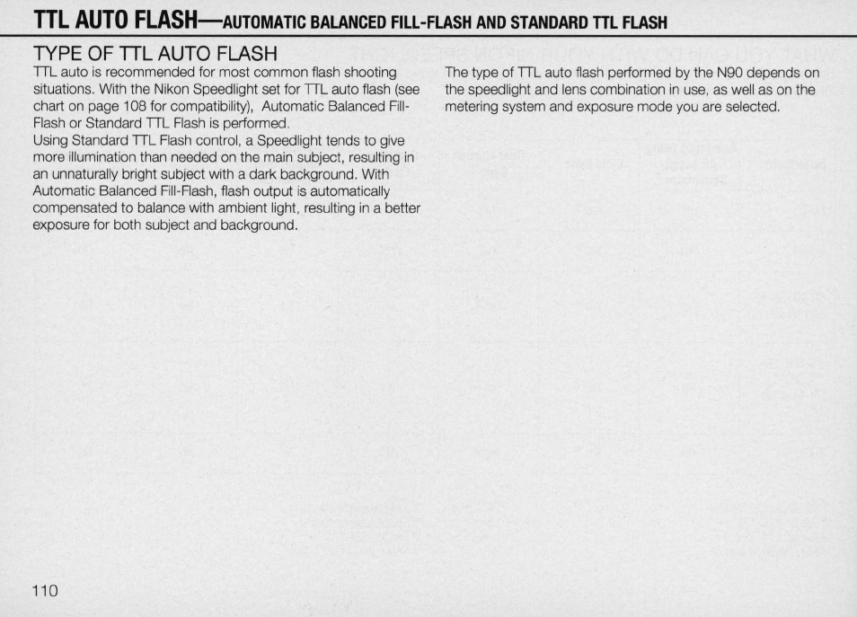 Shooting with vari-program, Portrait program, Shooting with vari-program -85 | Portrait program -73 | Nikon Camera N90 User Manual | Page 110 / 236