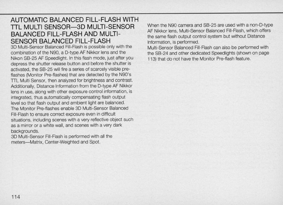 Nikon Camera N90 User Manual | Page 114 / 236