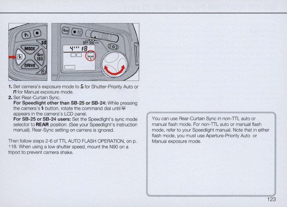 Recommended lenses, Recommended camera settings | Nikon Camera N90 User Manual | Page 123 / 236